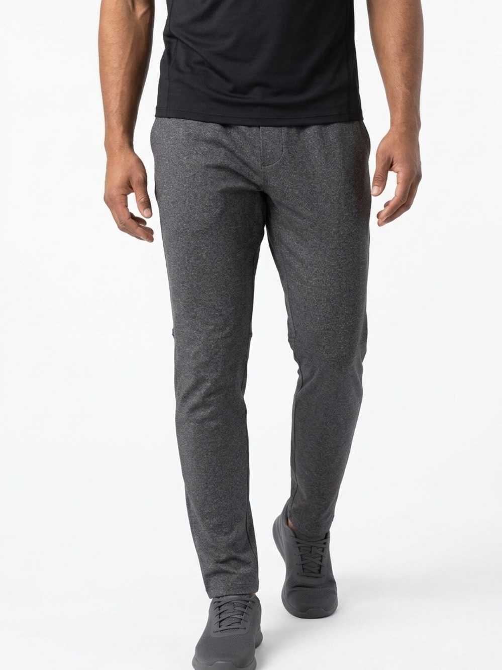 LULULEMON | Charcoal Gray Discipline Pants Tapered Leg Faux Fly Men’s Size L